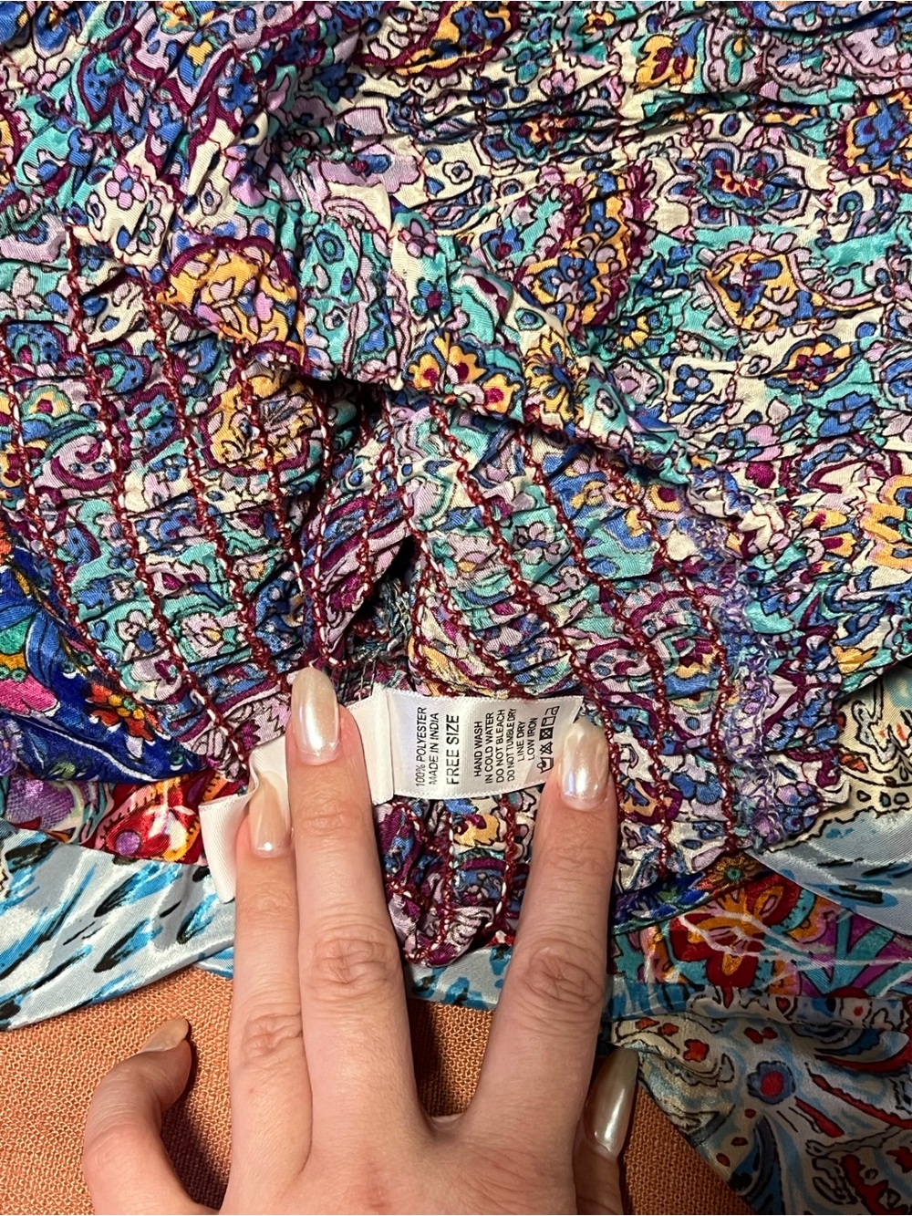 Whimsy Ruffle Dress Free Size - Picture 6 of 6
